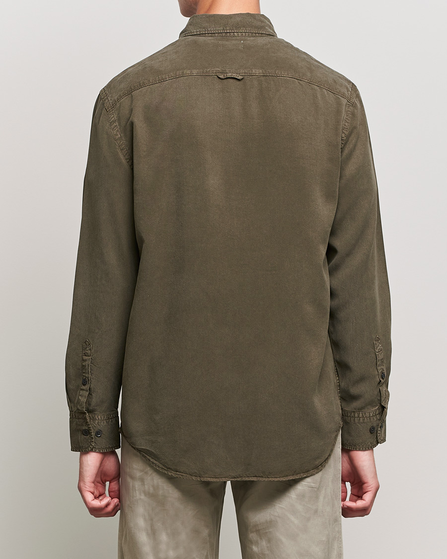 Homme | Chemises | Filippa K | Zachary Tencel Shirt Dark Forest Green