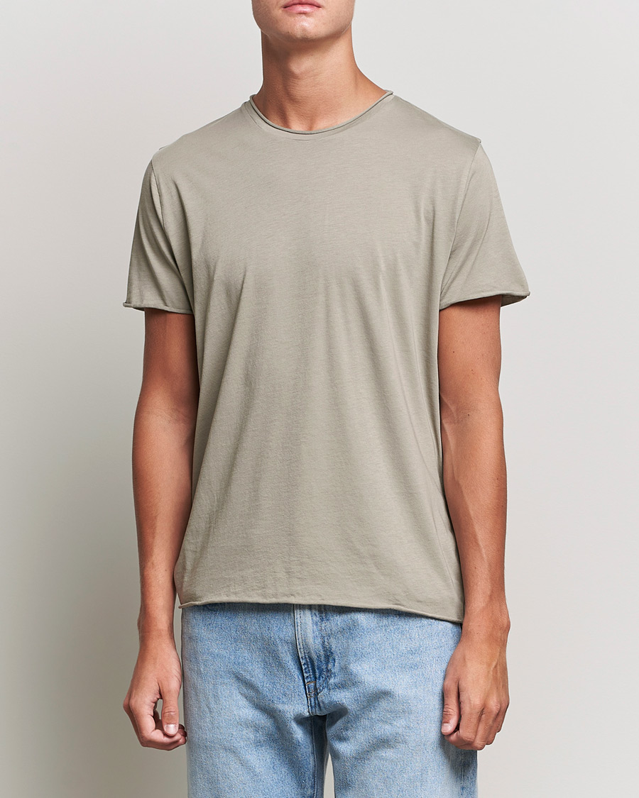 Homme | T-shirts | Filippa K | Roll Neck Tee Oyster Grey