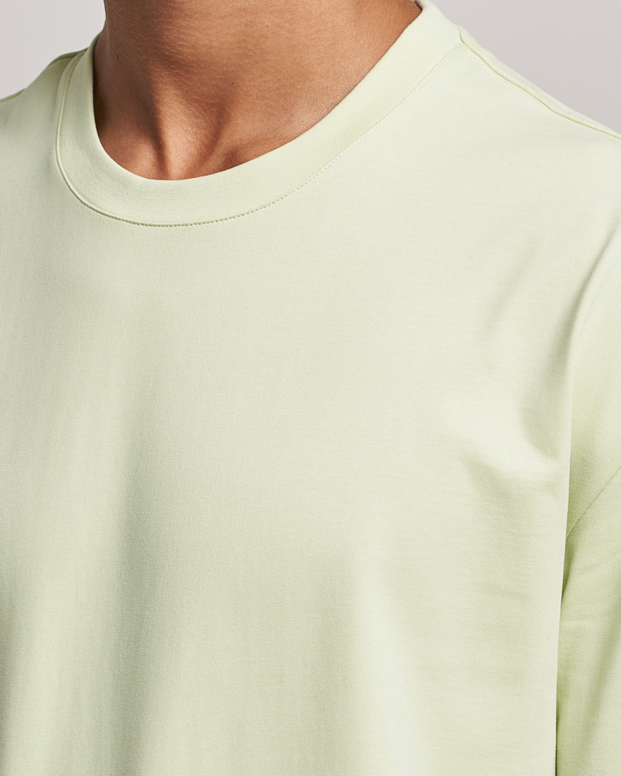 Homme | T-shirts | Filippa K | Brushed Cotton Tee Pale Green