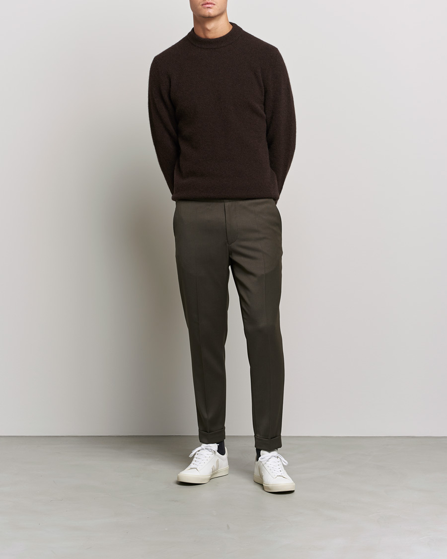 Homme | Pulls Et Tricots | Filippa K | Johannes Yak Sweater Ginger Brown