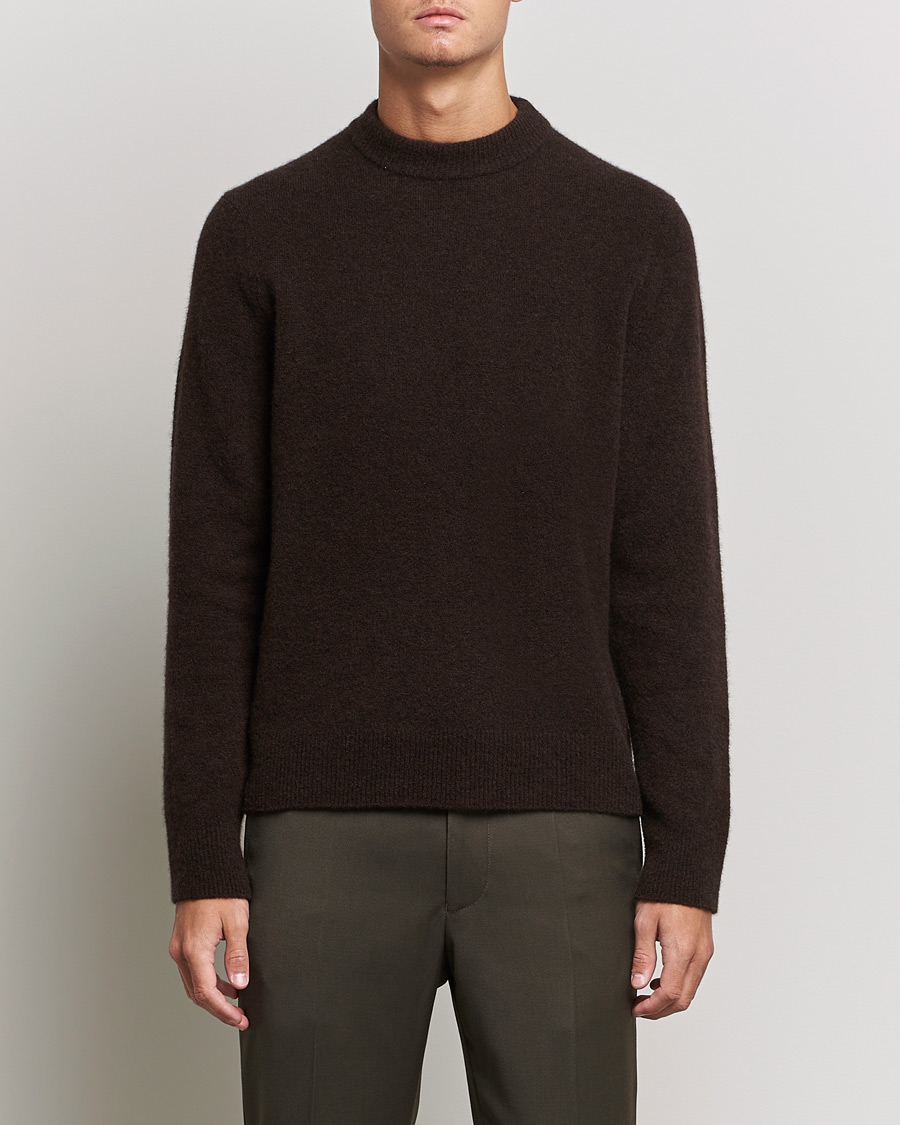 Homme | Pulls Et Tricots | Filippa K | Johannes Yak Sweater Ginger Brown
