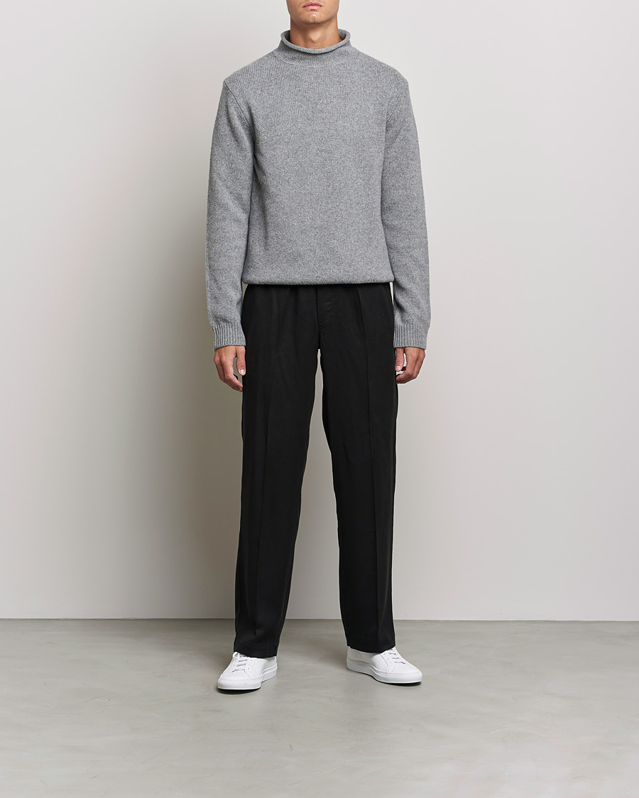Homme | Pulls Et Tricots | Filippa K | Milo Wool Cashmere Sweater Mid Grey Melange