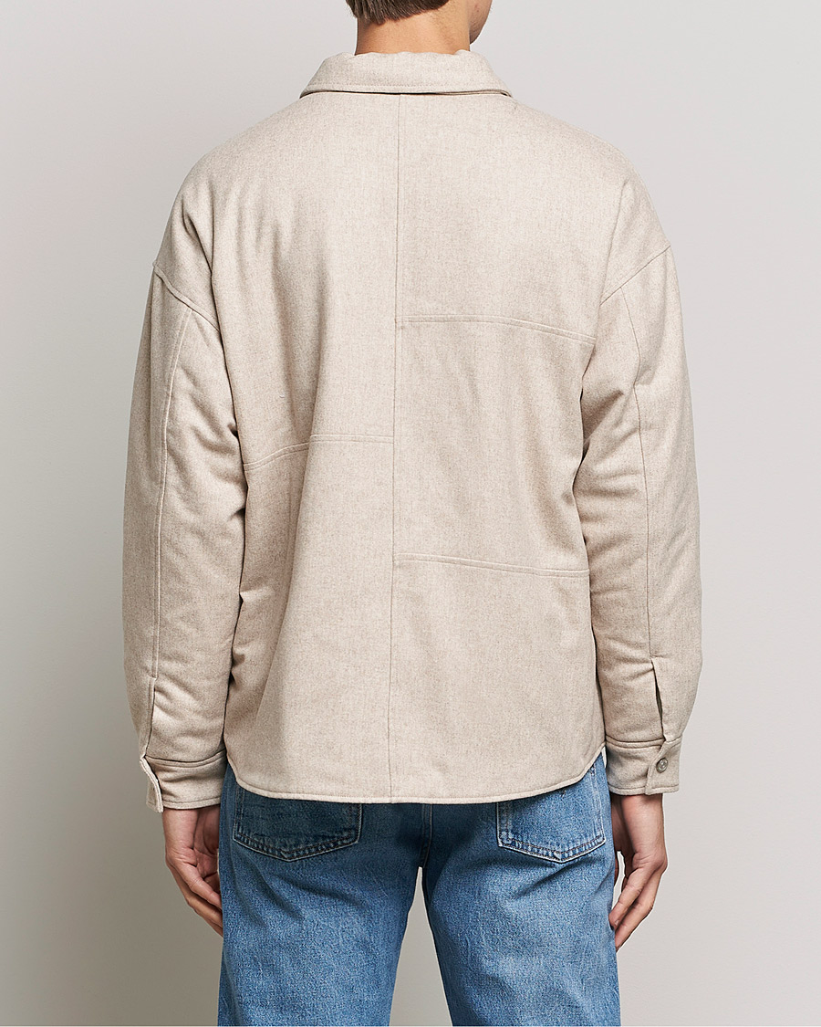 Homme | Chemises | FRAME | Warm Textured Wool/Cashmere Overshirt Deep Fog