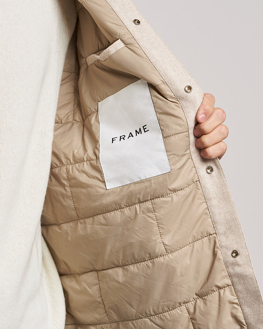 Homme | Chemises | FRAME | Warm Textured Wool/Cashmere Overshirt Deep Fog