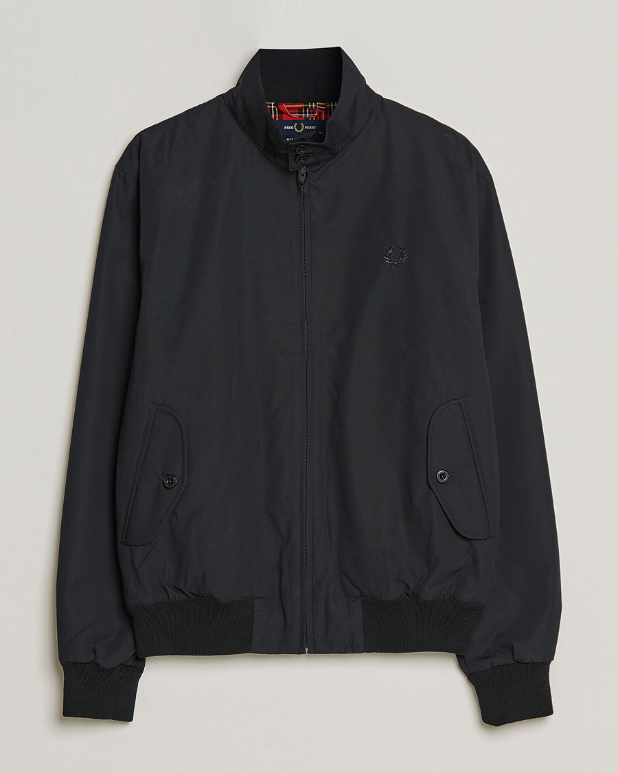 Homme | Manteaux Et Vestes | Fred Perry | Harrington Made In England Jacket  Black