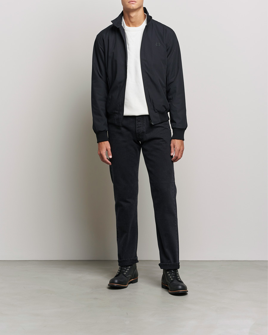 Homme | Manteaux Et Vestes | Fred Perry | Harrington Made In England Jacket  Black