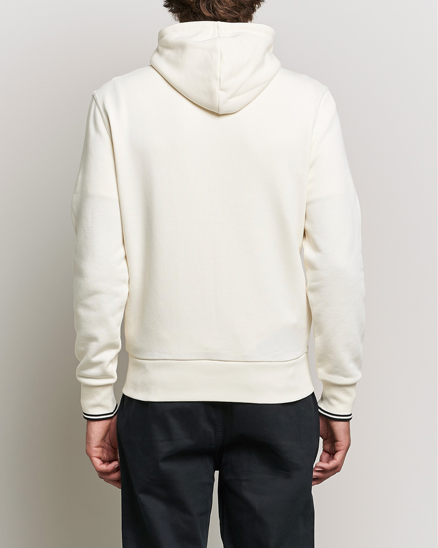 Homme | Pulls Et Tricots | Fred Perry | Hooded Zip Sweatshirt Ecru