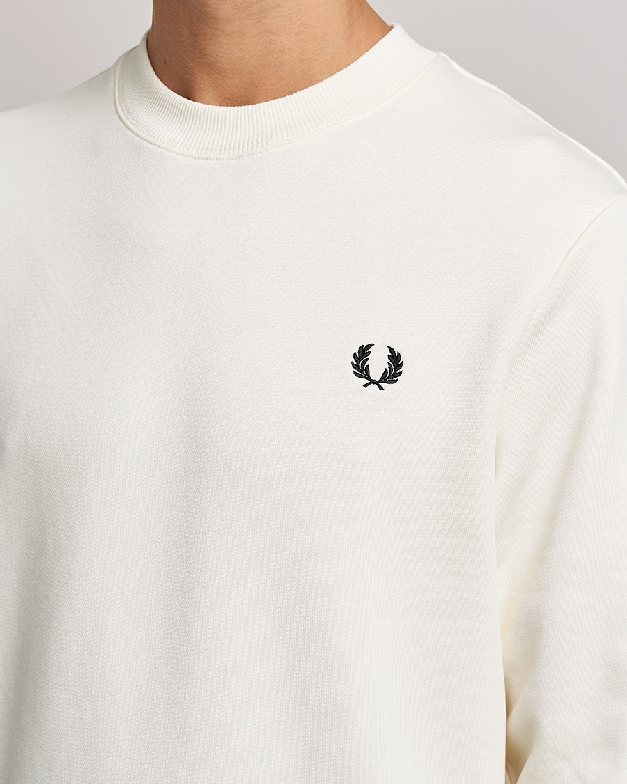Homme | Pulls Et Tricots | Fred Perry | Crew Neck Sweatshirt Ecru