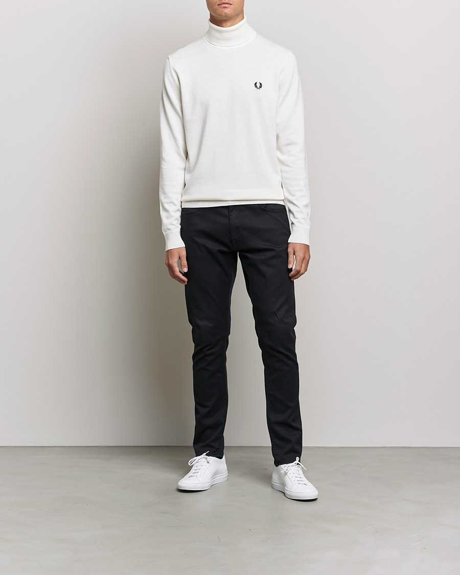 Homme | Pulls Et Tricots | Fred Perry | Roll Neck Jumper Snow White