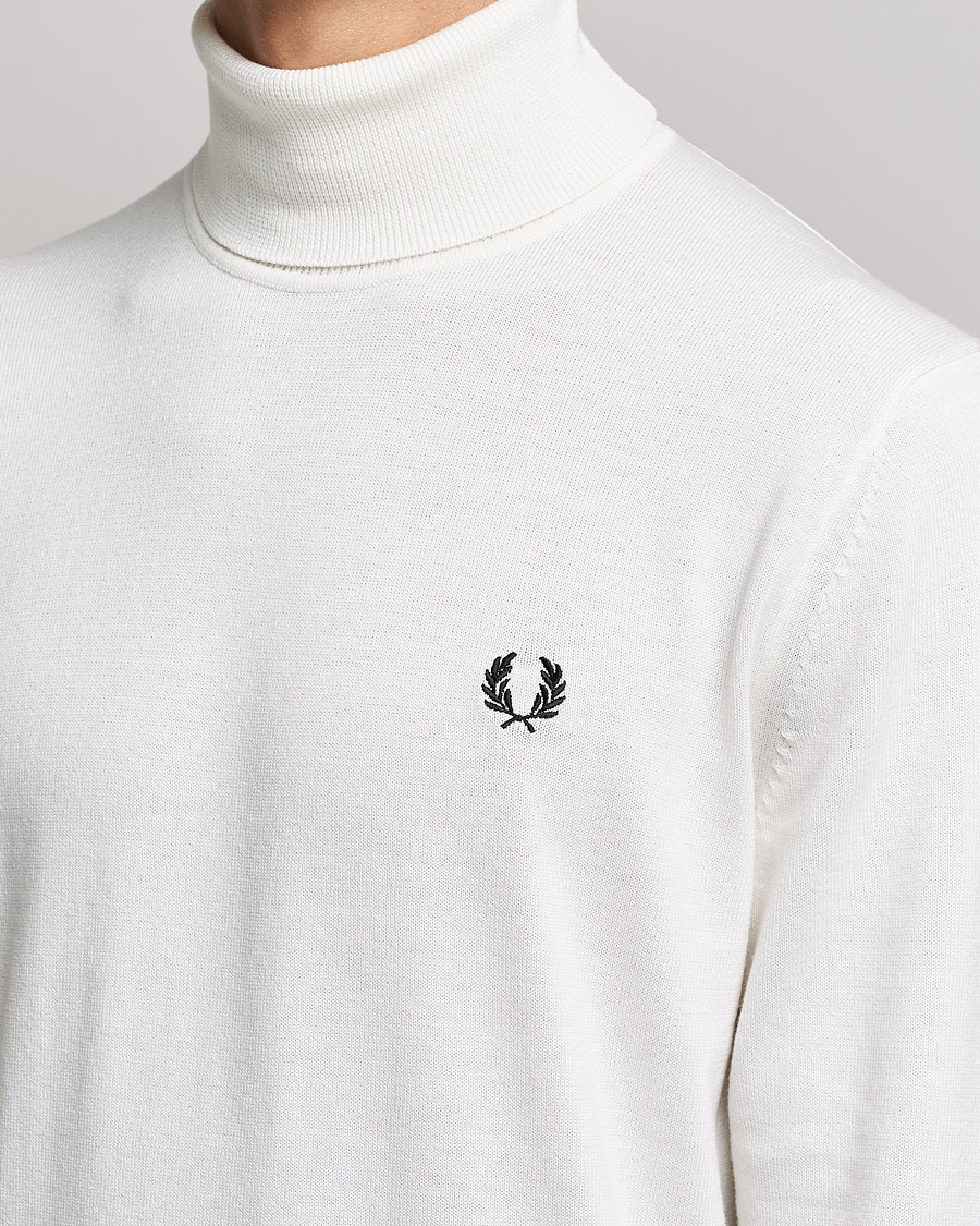 Homme | Pulls Et Tricots | Fred Perry | Roll Neck Jumper Snow White