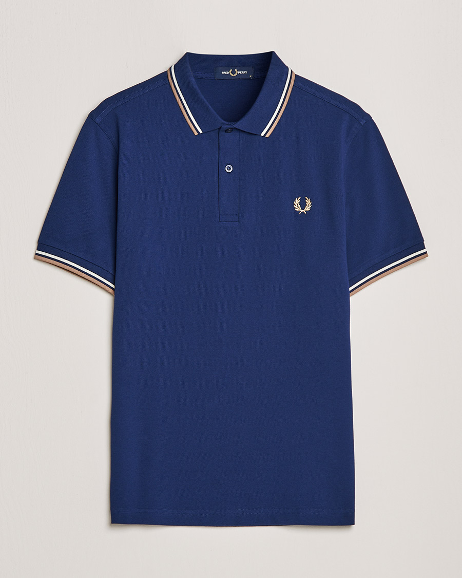 Homme | Polos | Fred Perry | Twin Tipped Shirt Navy