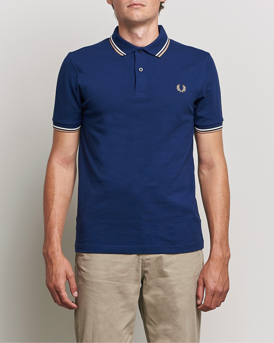 Homme | Polos | Fred Perry | Twin Tipped Shirt Navy