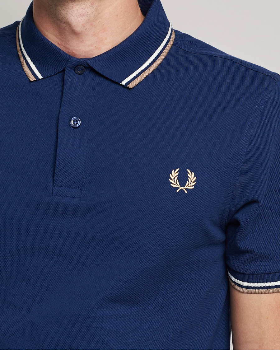 Homme | Polos | Fred Perry | Twin Tipped Shirt Navy