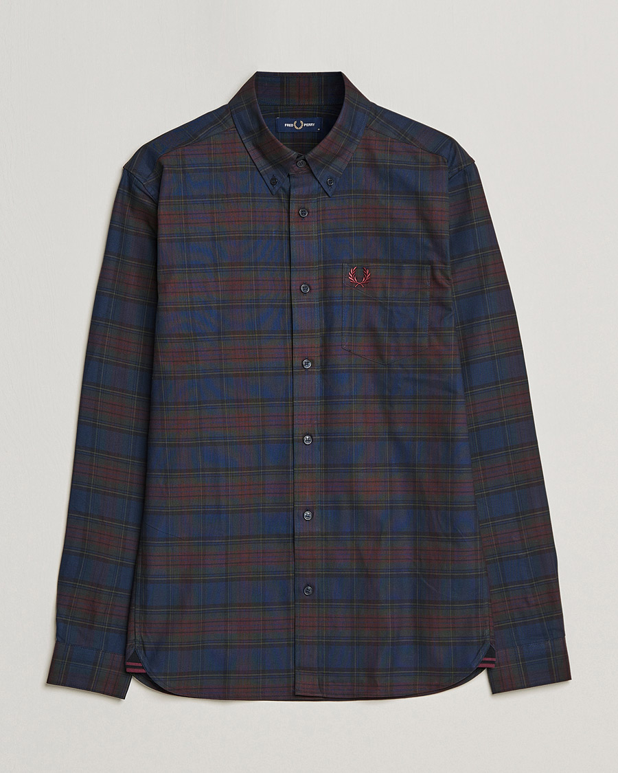 Homme | Chemises | Fred Perry | Tartan Shirt Navy