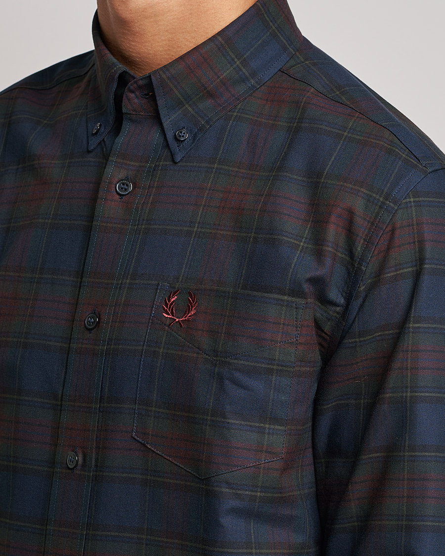 Homme | Chemises | Fred Perry | Tartan Shirt Navy