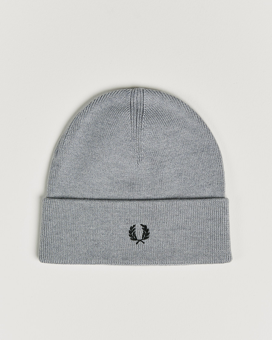 Homme | Fred Perry Merino Wool Beanie Steel | Fred Perry | Merino Wool Beanie Steel