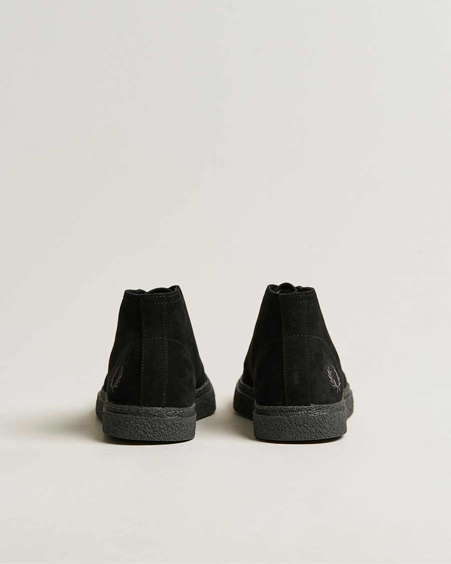 Homme | Fred Perry Hawley Suede Chukka Boot Black | Fred Perry | Hawley Suede Chukka Boot Black
