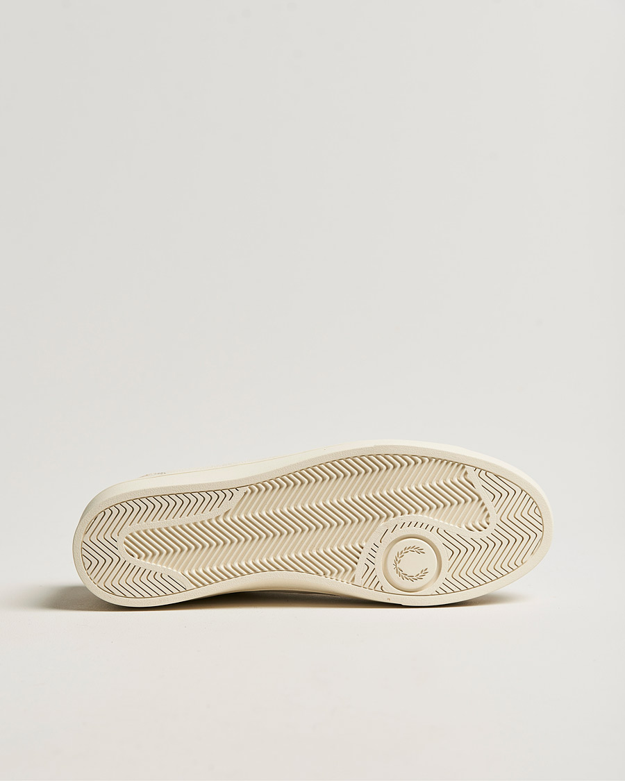 Homme | Fred Perry Spencer Tumbled Leather Sneaker Ecru | Fred Perry | Spencer Tumbled Leather Sneaker Ecru