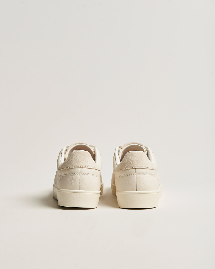 Homme | Fred Perry Spencer Tumbled Leather Sneaker Ecru | Fred Perry | Spencer Tumbled Leather Sneaker Ecru
