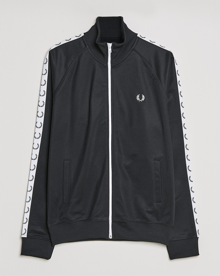 Homme | Pulls Et Tricots | Fred Perry | Taped Track Jacket Black