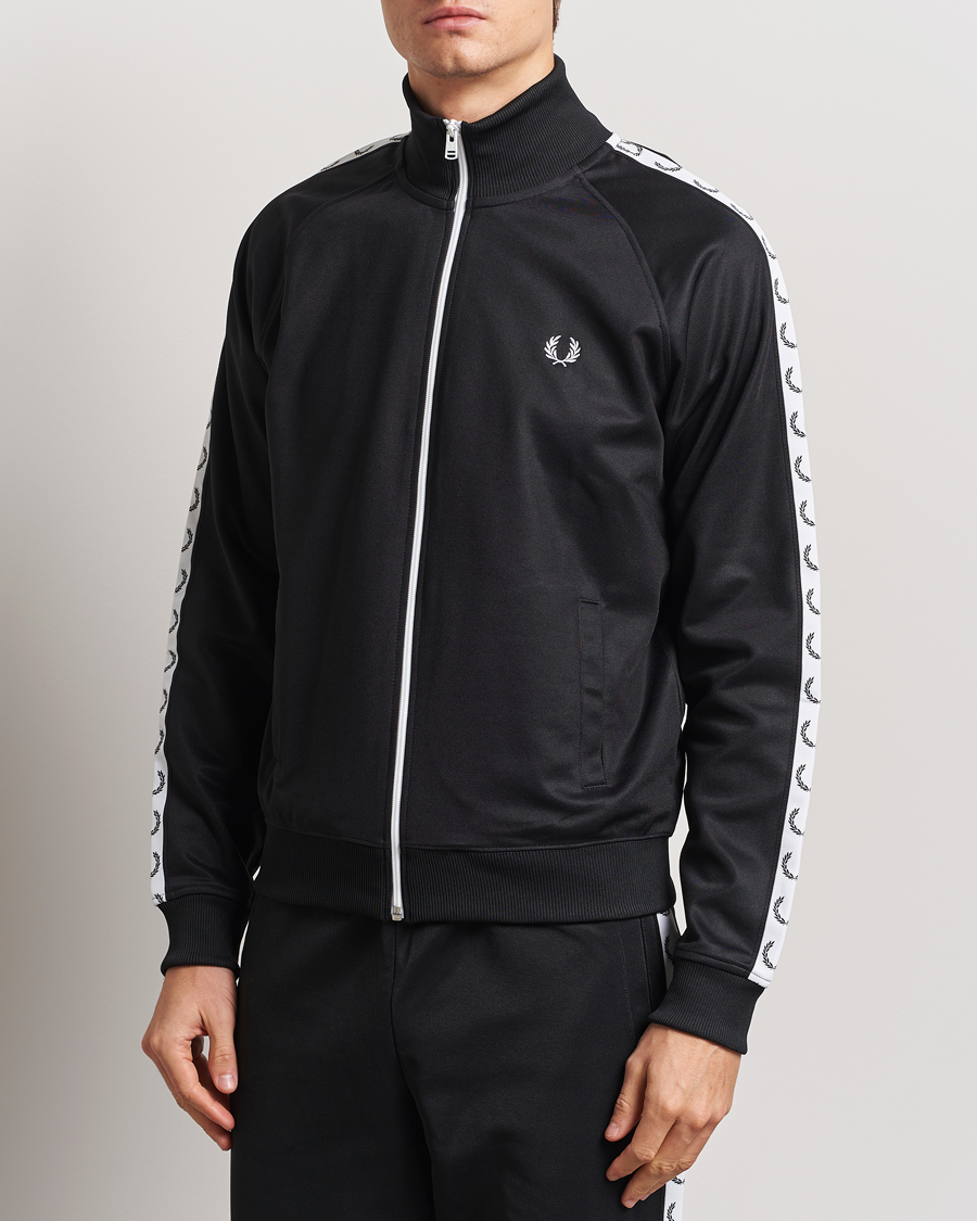 Homme | Pulls Et Tricots | Fred Perry | Taped Track Jacket Black