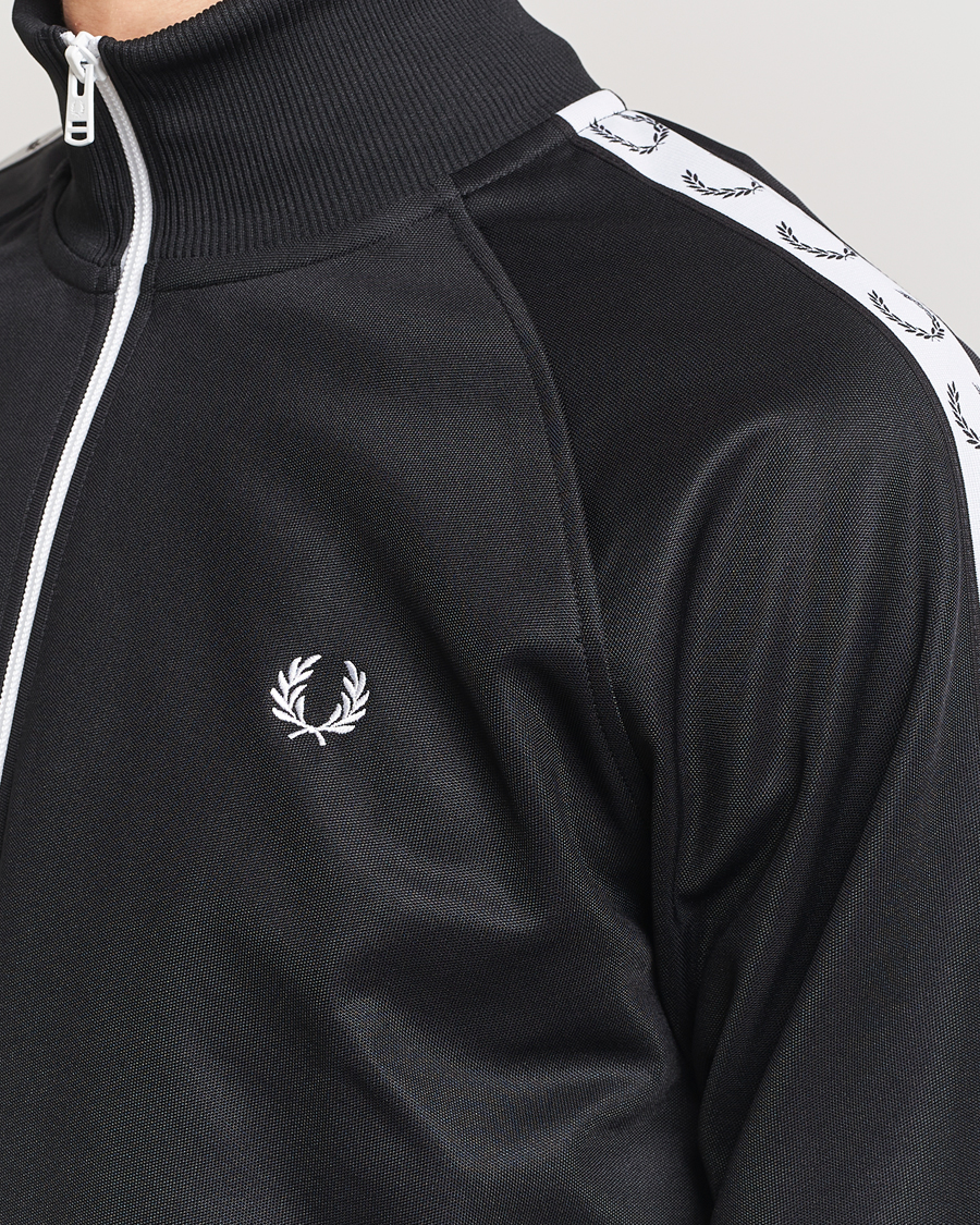 Homme | Pulls Et Tricots | Fred Perry | Taped Track Jacket Black