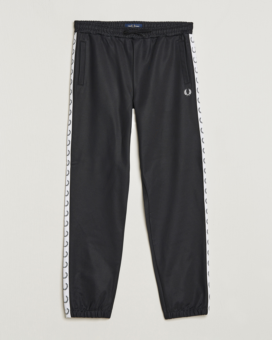 Homme | Pantalons | Fred Perry | Taped Track Pants Black