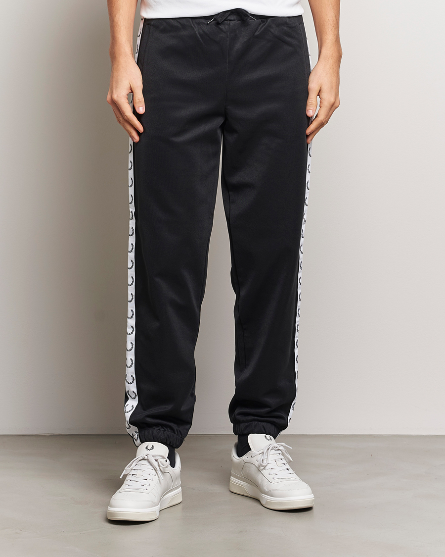 Homme | Pantalons | Fred Perry | Taped Track Pants Black