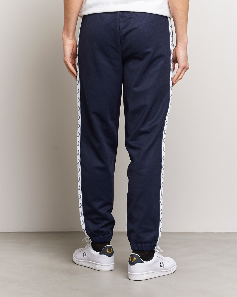 Homme | Pantalons | Fred Perry | Taped Track Pants Carbon blue