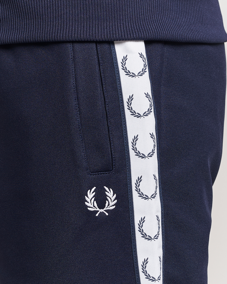 Homme | Pantalons | Fred Perry | Taped Track Pants Carbon blue