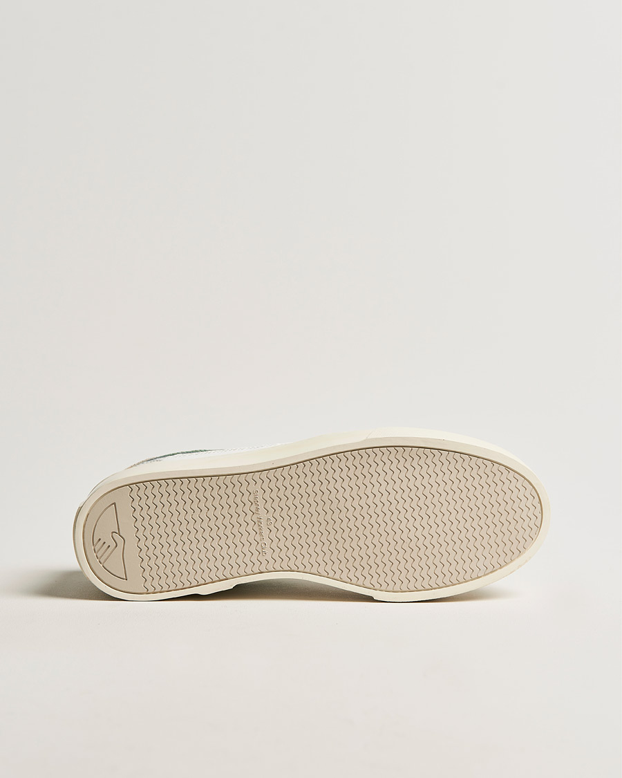 Homme | Stepney Workers Club Pearl S-Strike Leather Sneaker White Green | Stepney Workers Club | Pearl S-Strike Leather Sneaker White Green