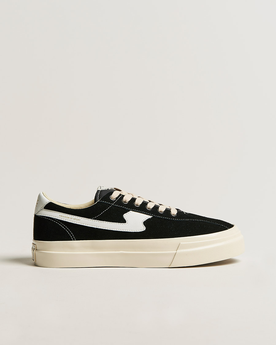 Homme | Stepney Workers Club Dellow S-Strike Suede Sneaker Black/White | Stepney Workers Club | Dellow S-Strike Suede Sneaker Black/White