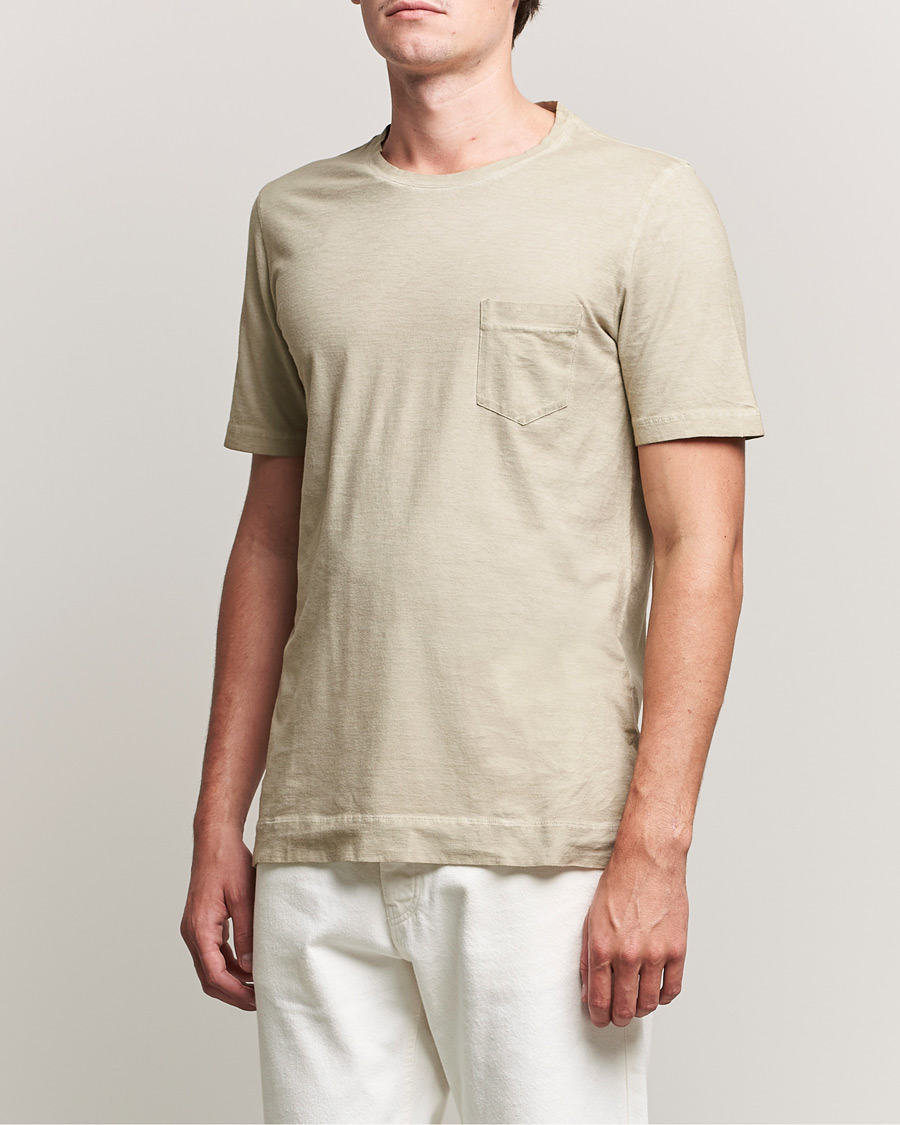 Homme | T-shirts | Massimo Alba | Panarea Watercolor T-Shirt Chalk