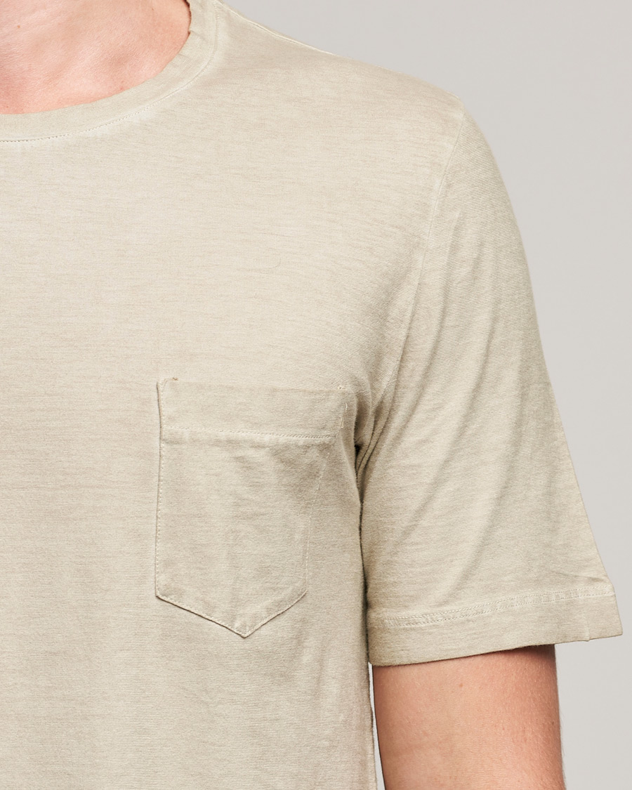 Homme | T-shirts | Massimo Alba | Panarea Watercolor T-Shirt Chalk