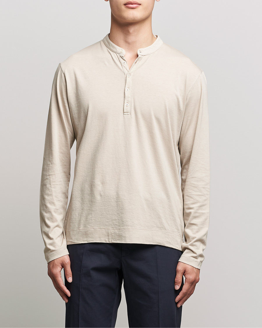 Homme | Pulls Et Tricots | Massimo Alba | Hawai Cotton/Cashmere Henley Chalk