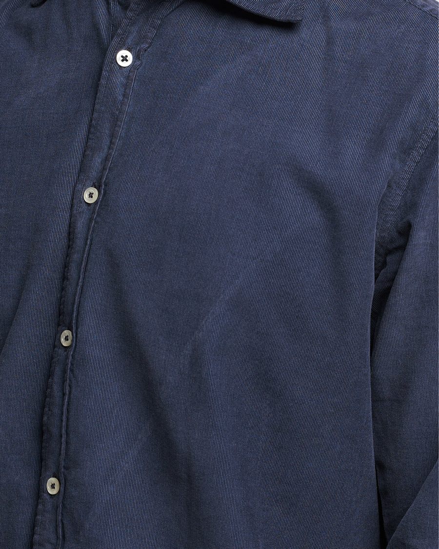 Homme | Chemises | Massimo Alba | Genova Watercolor Shirt Navy
