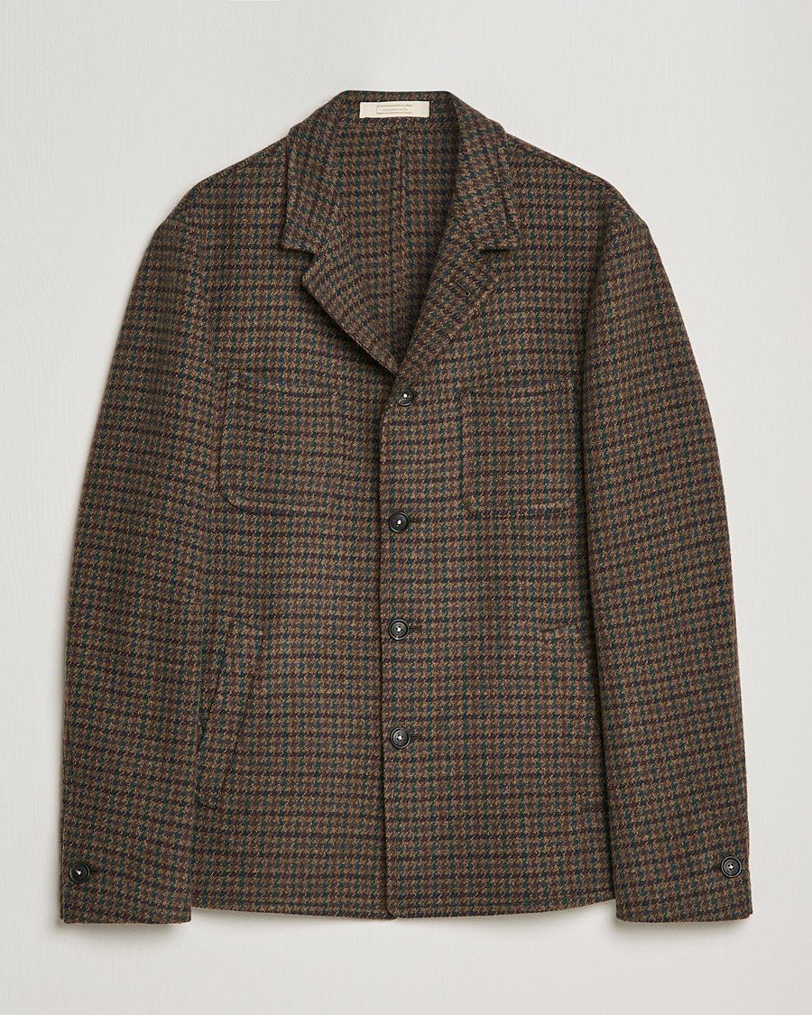 Homme | Manteaux Et Vestes | Massimo Alba | Soft Tweed Jacket Bosco Check