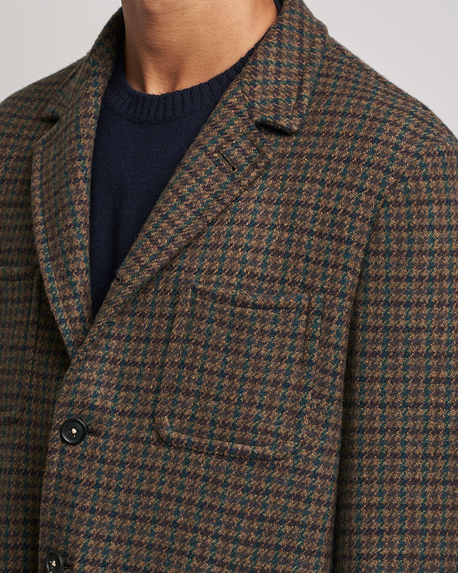 Homme | Manteaux Et Vestes | Massimo Alba | Soft Tweed Jacket Bosco Check