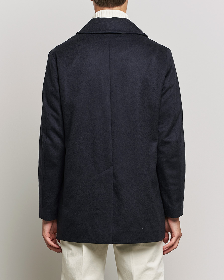 Homme | Manteaux Et Vestes | Mackintosh | Dalton Wool/Cashmere Peacoat Navy