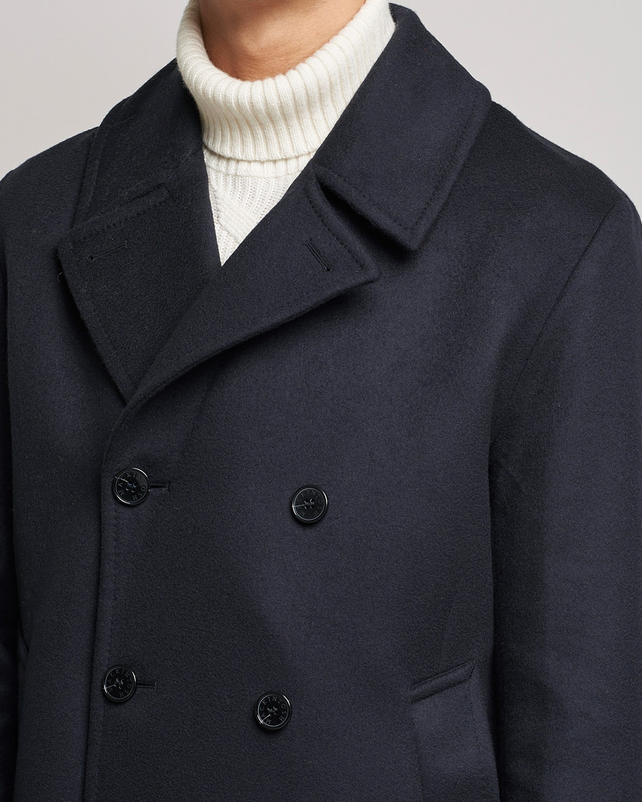 Homme | Manteaux Et Vestes | Mackintosh | Dalton Wool/Cashmere Peacoat Navy