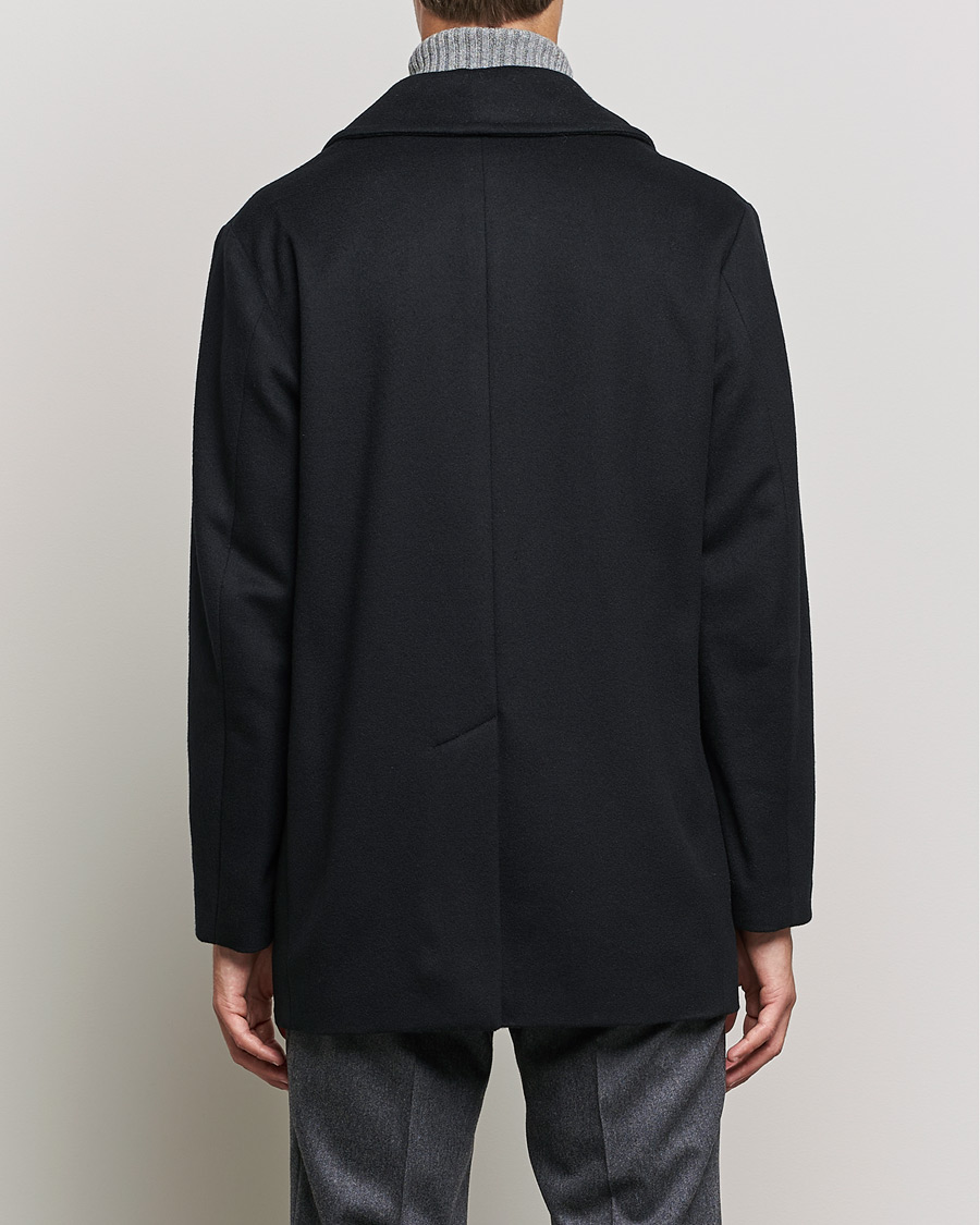 Homme | Manteaux Et Vestes | Mackintosh | Dalton Wool/Cashmere Peacoat Black