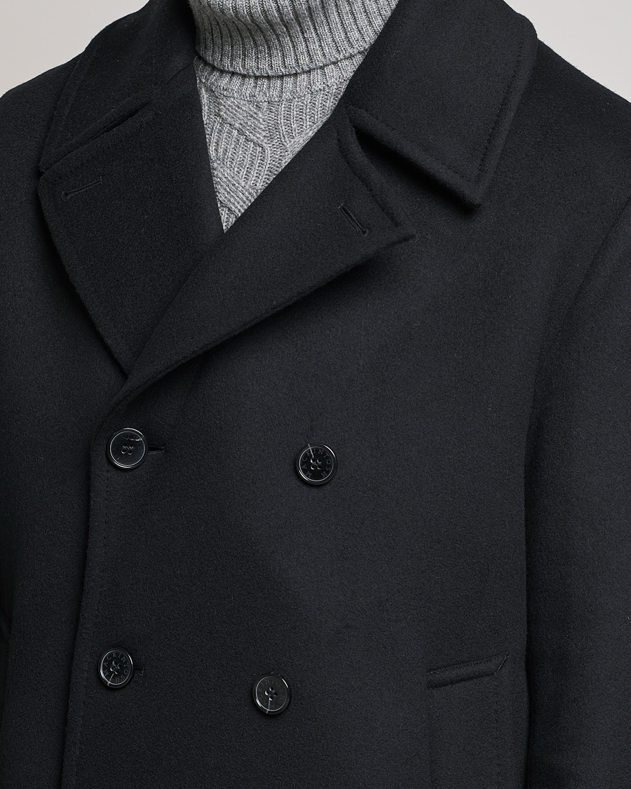 Homme | Manteaux Et Vestes | Mackintosh | Dalton Wool/Cashmere Peacoat Black