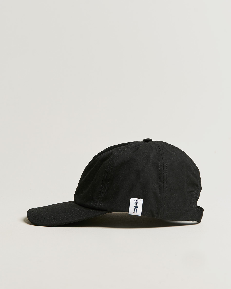 Homme | Mackintosh Tipping Baseball Cap Black | Mackintosh | Tipping Baseball Cap Black