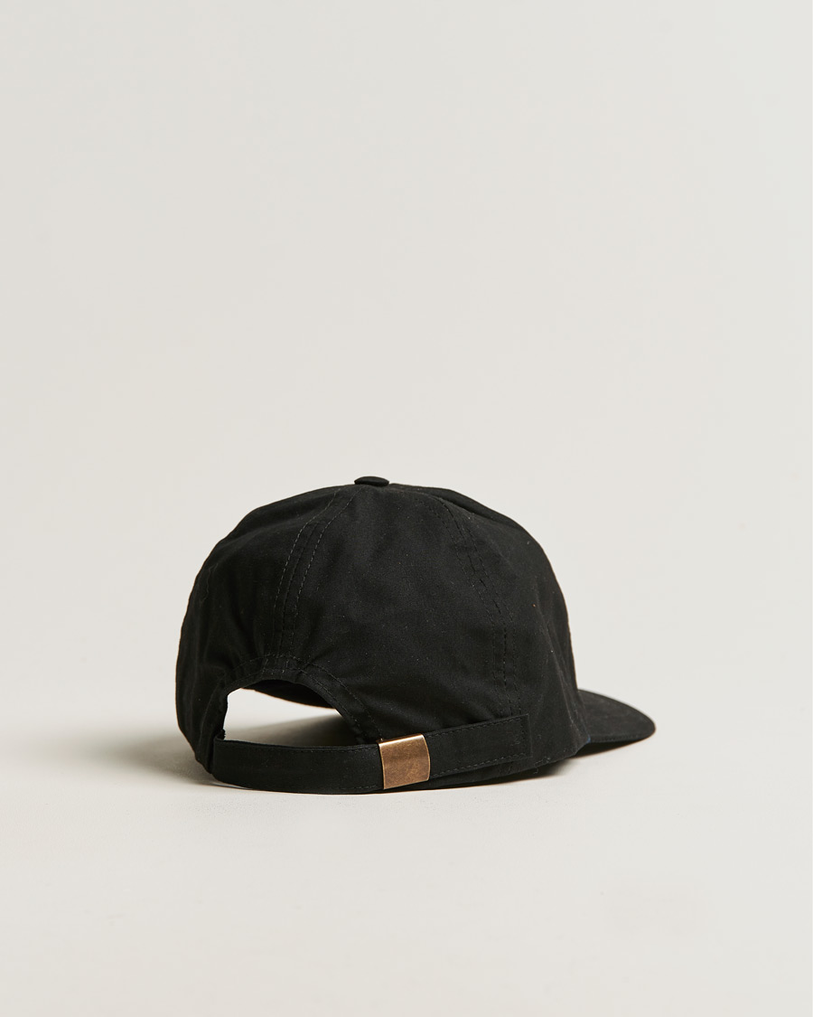 Homme | Mackintosh Tipping Baseball Cap Black | Mackintosh | Tipping Baseball Cap Black