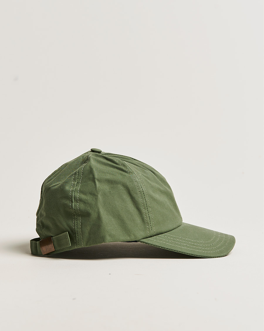 Homme | Mackintosh Tipping Baseball Cap Winter Moss | Mackintosh | Tipping Baseball Cap Winter Moss