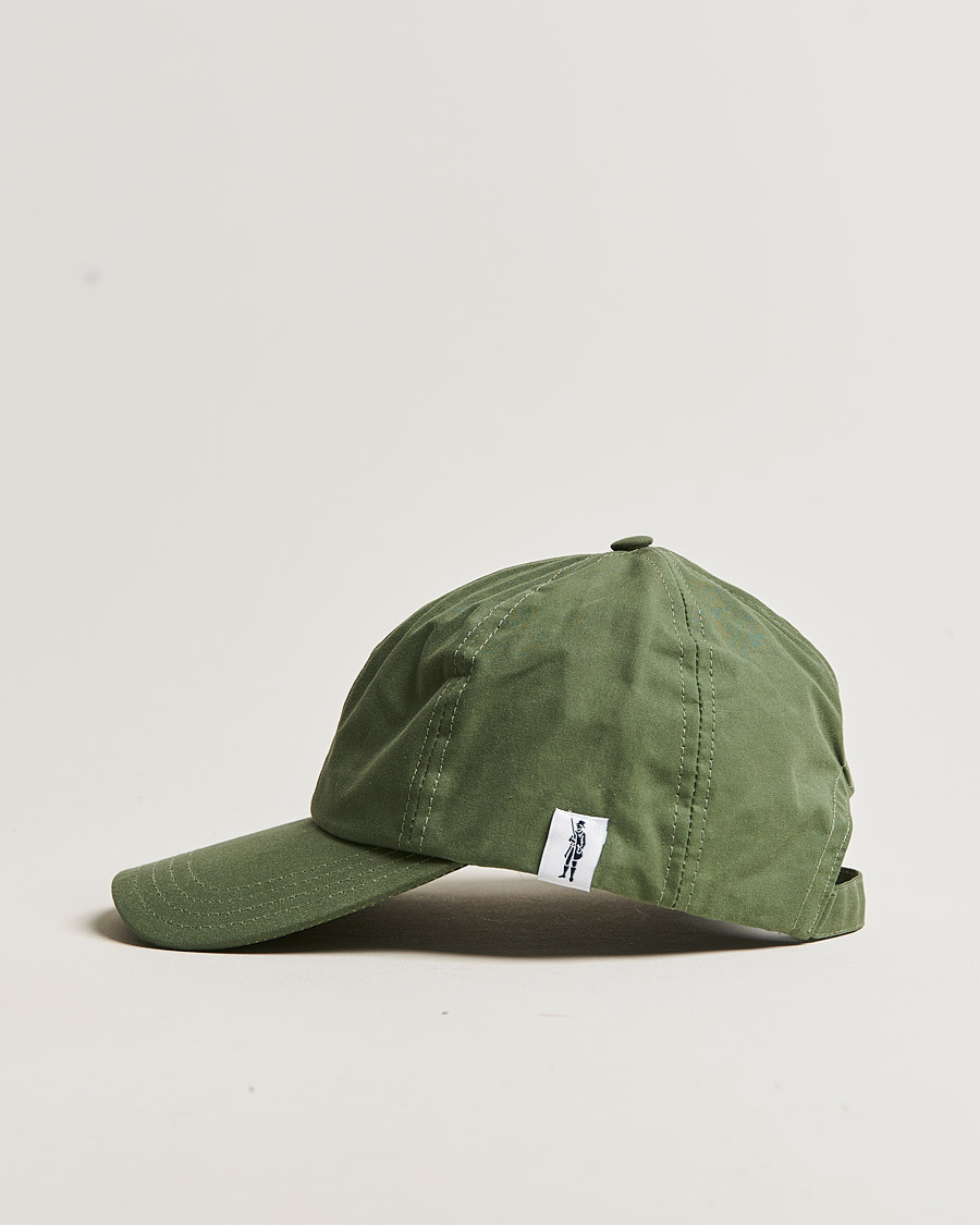 Homme | Mackintosh Tipping Baseball Cap Winter Moss | Mackintosh | Tipping Baseball Cap Winter Moss