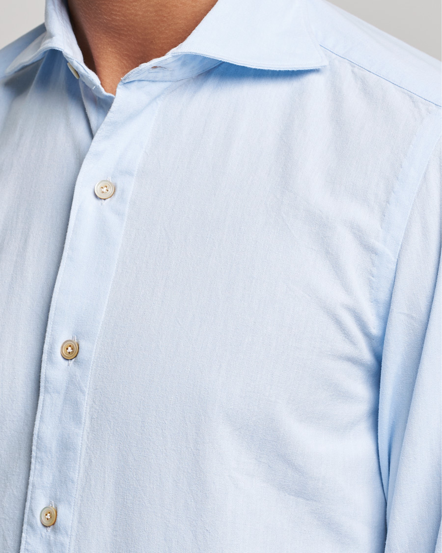 Homme | Chemises | Finamore Napoli | Tokyo Slim Original Chambray Shirt Light Blue