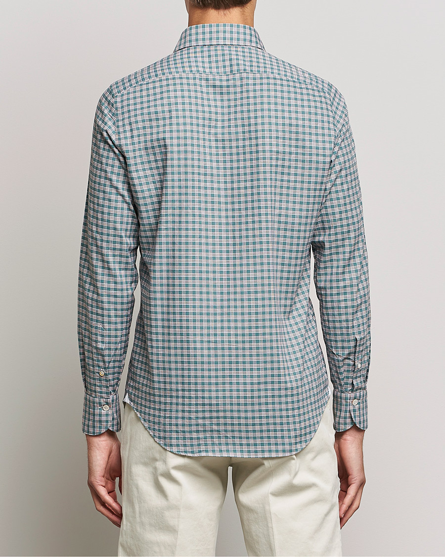 Homme | Chemises | Finamore Napoli | Tokyo Slim Shirt Green Check