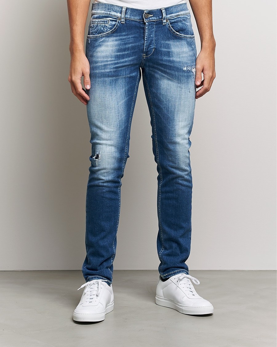 Homme | Jeans | Dondup | George Destroyed Jeans Blue