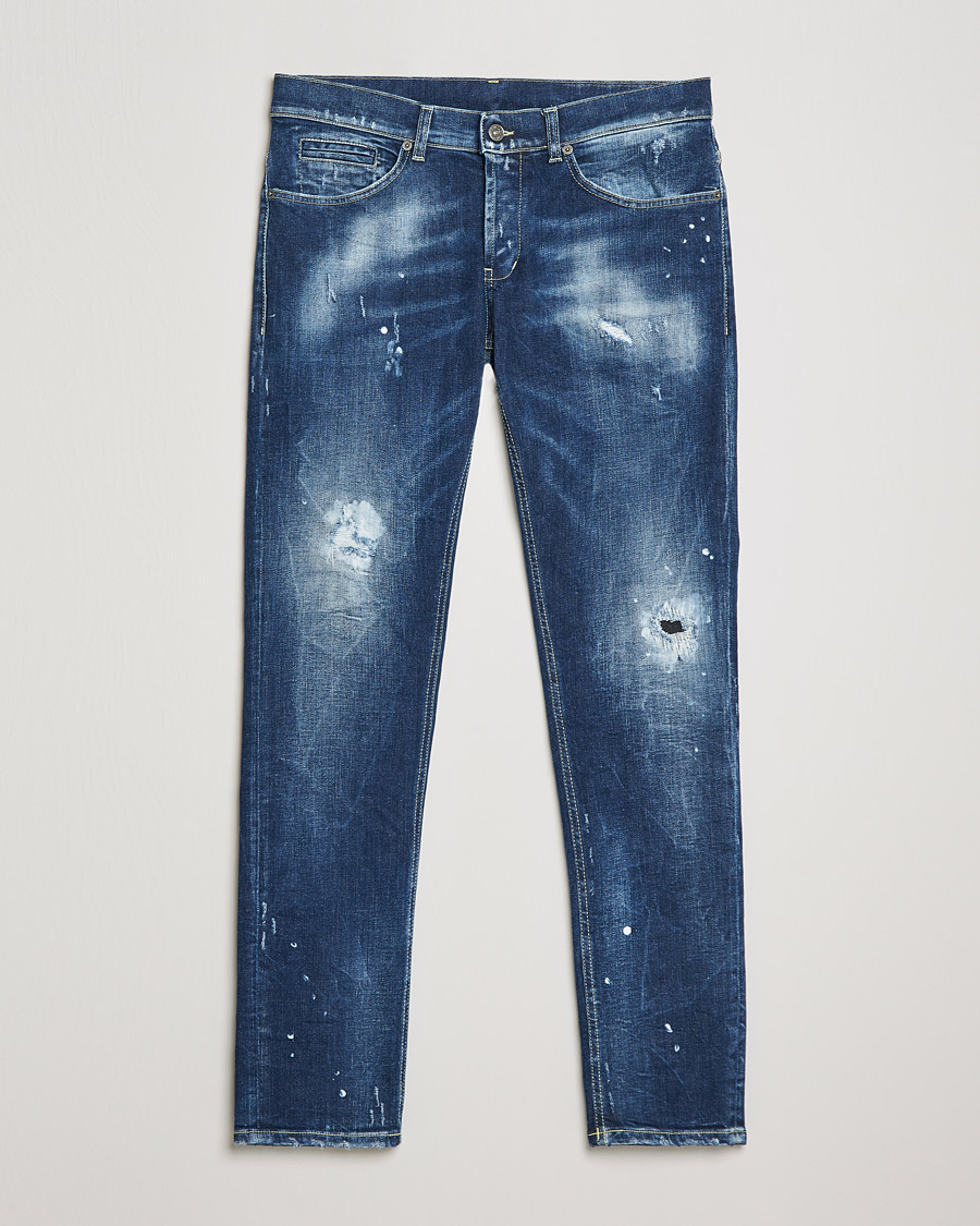 Homme | Jeans | Dondup | George Destroyed Jeans Blue